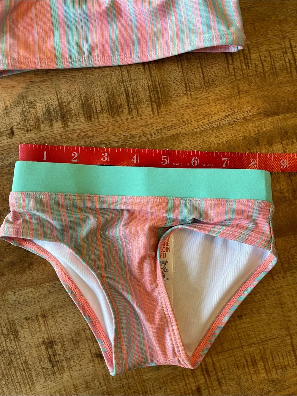 Hatley Shimmer Stripe Baby Girls Bikini Swimsuit New 3 Boutique